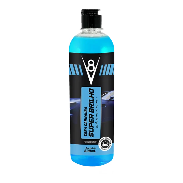CERA CARNAÚBA SUPER BRILHO V8 500ML