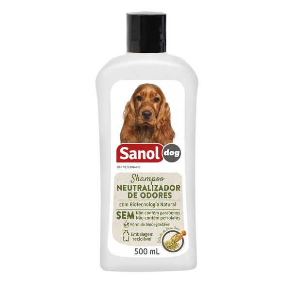 Shampoo Neutralizador de Odores Sanol Dog 500ml