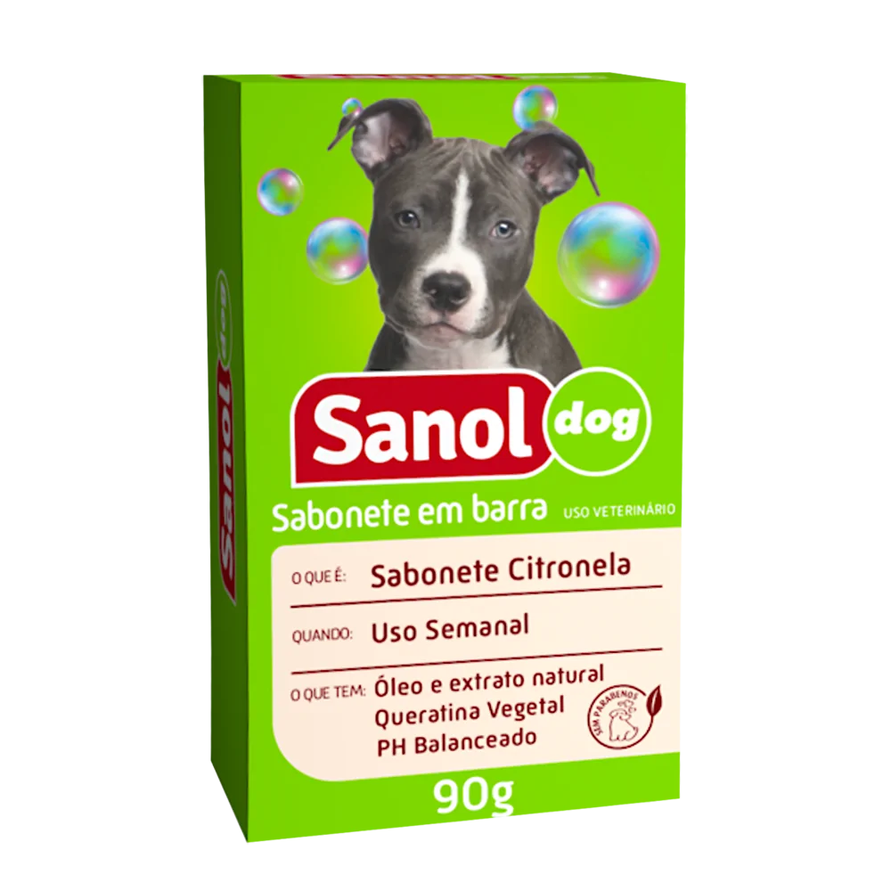 Sabonete Sanol Dog Citronela 90G