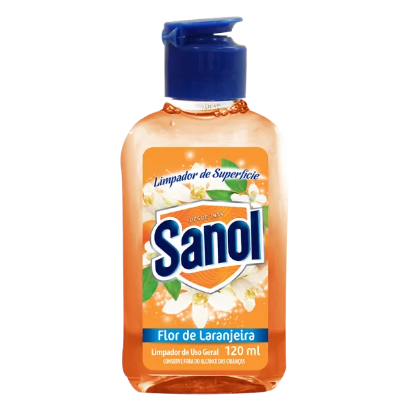 Limpador de Superfícies Essences Sanol 120ml Flor de Laranjeira