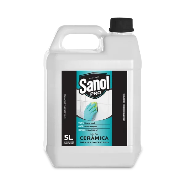 Limpa Cerâmica Sanol Pro 5L