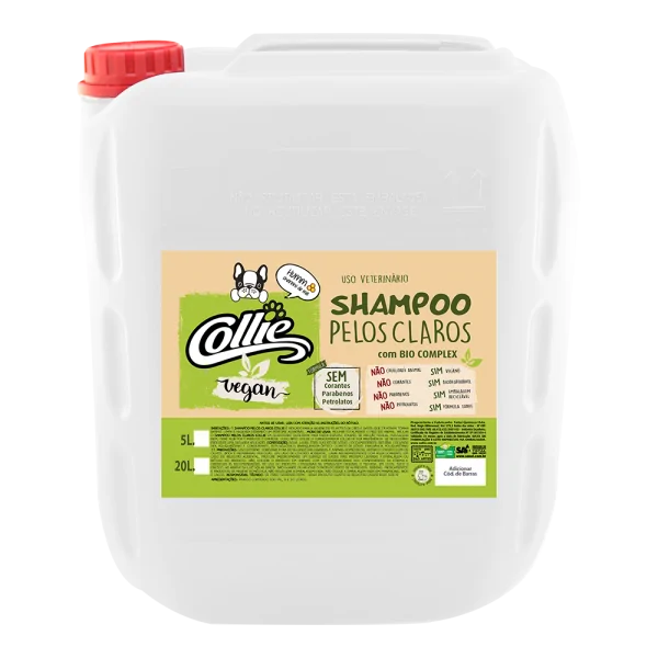 SHAMPOO PELOS CLAROS COLLIE 20LT