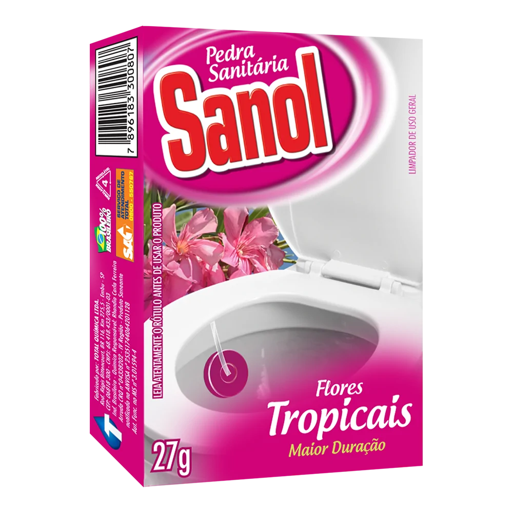 PEDRA SANIT SANOL FLORES TROPICAIS 27G